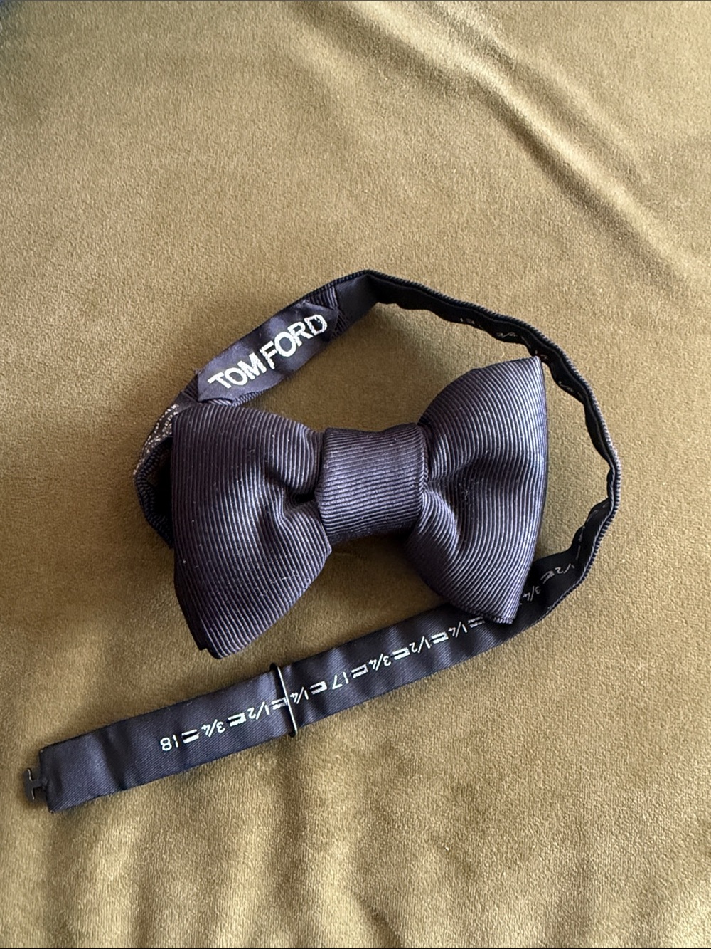 Tom Ford Bow Tie black silk